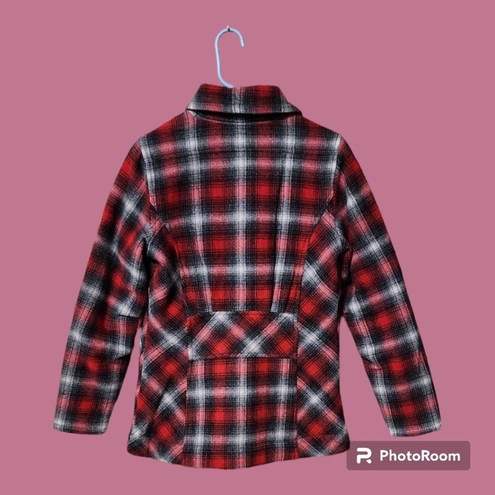 Ladies Woolrich Red Plaid Jacket - Picture 2 of 3